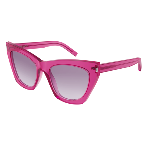 Saint Laurent Sunglass Woman Pink Pink Violet