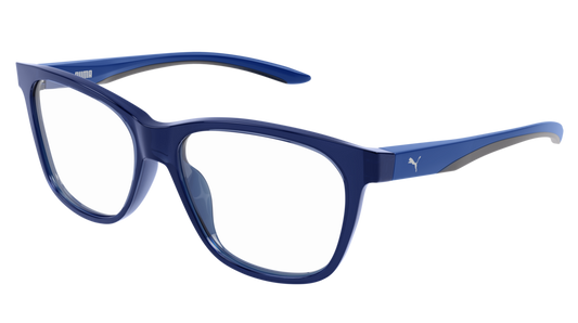 Puma Optical Frame Man Blue Blue Transparent