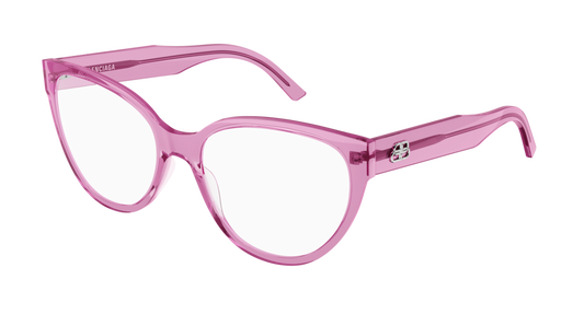 Balenciaga Optical Frame Woman Pink Pink Transparent