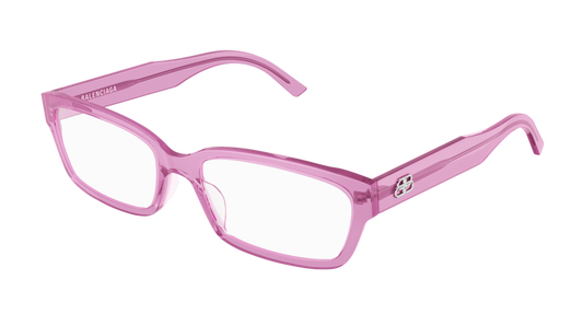 Balenciaga Optical Frame Woman Pink Pink Transparent