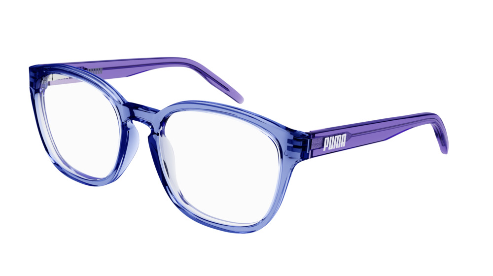 Puma Optical Frame Kid Light Blue Violet Transparent