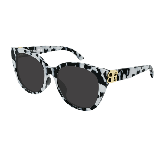 Balenciaga Sunglass Woman Havana Gold Grey