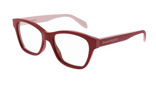 Alexander Mcqueen Optical Frame Woman Red Red Transparent