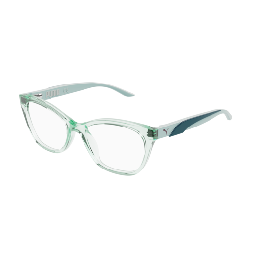 Puma Optical Frame Kid Green Green Transparent