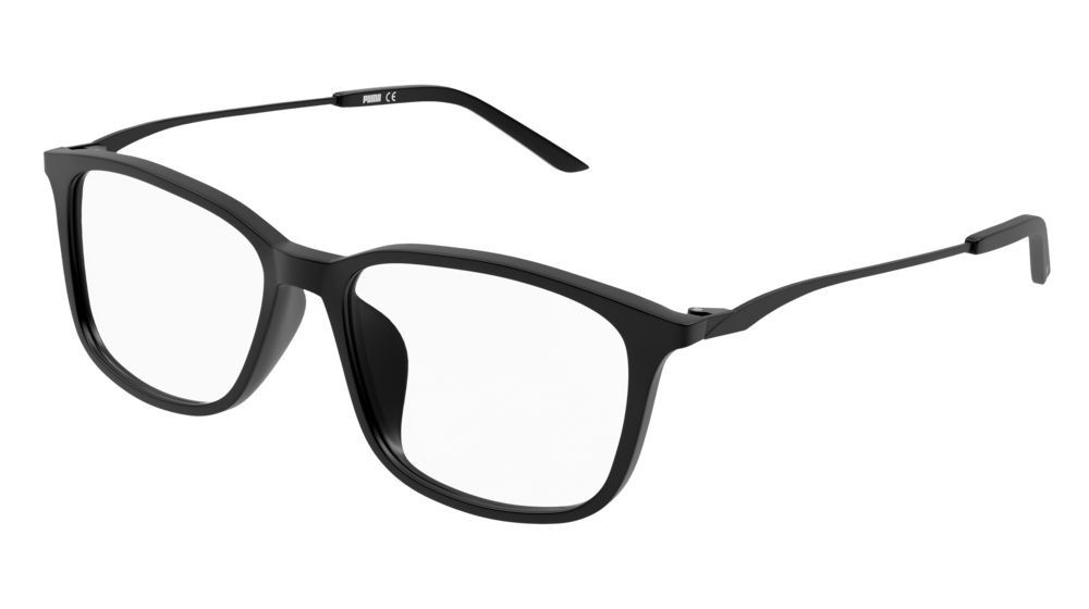 Puma Optical Frame Man Black Black Transparent