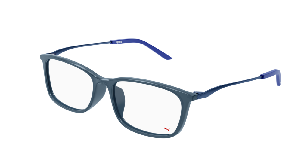 Puma Optical Frame Man Blue Blue Transparent