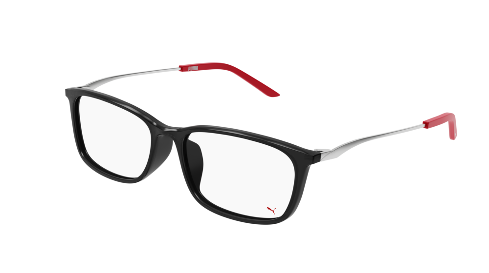 Puma Optical Frame Man Grey Silver Transparent