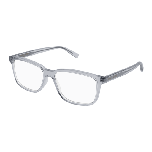 Saint Laurent Optical Frame Man Grey Grey Transparent