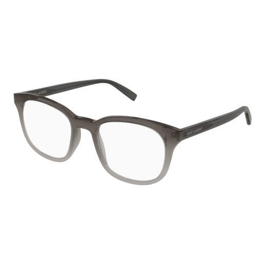 Saint Laurent Optical Frame Man Grey Grey Transparent