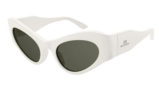 Balenciaga Sunglass Woman Ivory Ivory Green