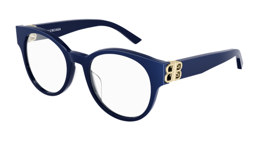 Balenciaga Optical Frame Woman Blue Blue Transparent