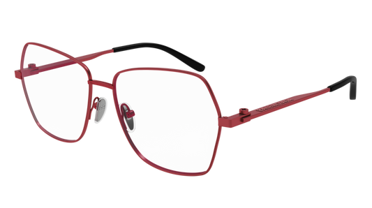 Balenciaga Optical Frame Woman Red Red Transparent