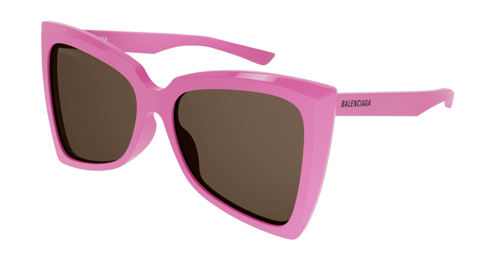 Balenciaga Sunglass Woman Fuchsia Fuchsia Brown