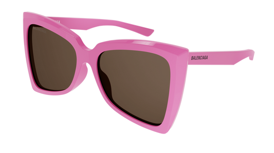 Balenciaga Sunglass Woman Fuchsia Fuchsia Brown