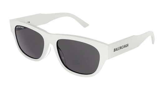 Balenciaga Sunglass Man Ivory Ivory Grey