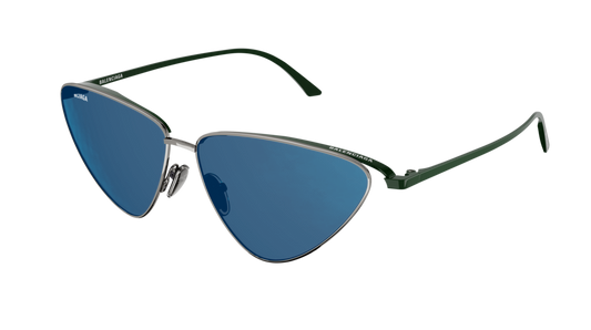 Balenciaga Sunglass Woman Gold Green Blue