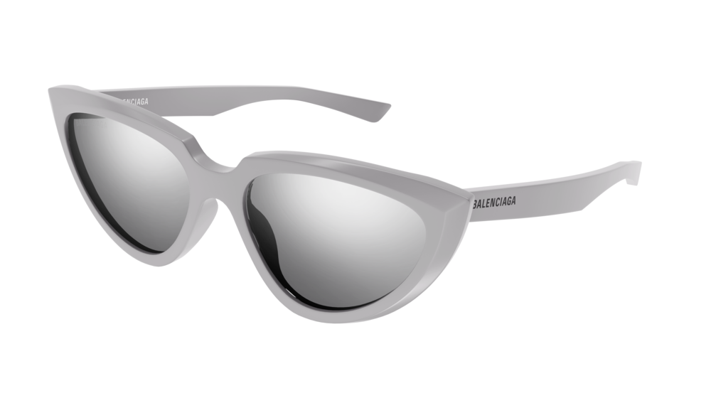 Balenciaga Sunglass Woman Silver Silver Silver