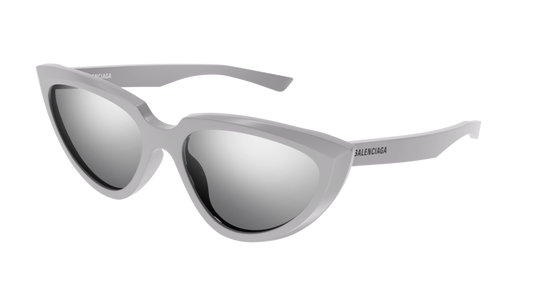 Balenciaga Sunglass Woman Silver Silver Silver