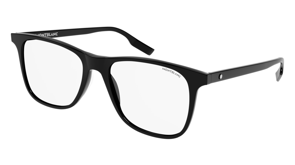 Montblanc Sunglass Man Black Black Grey