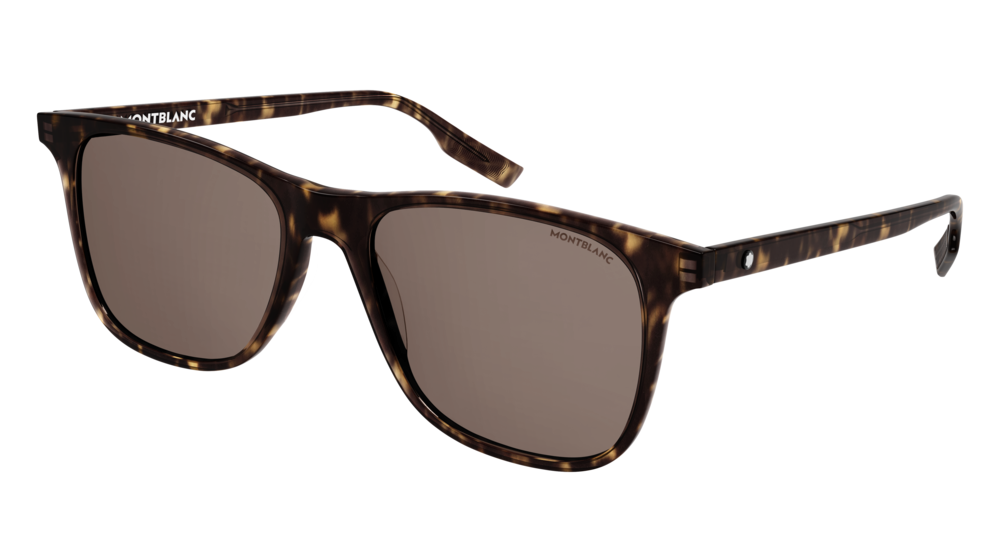 Montblanc Sunglass Man Havana Havana Brown