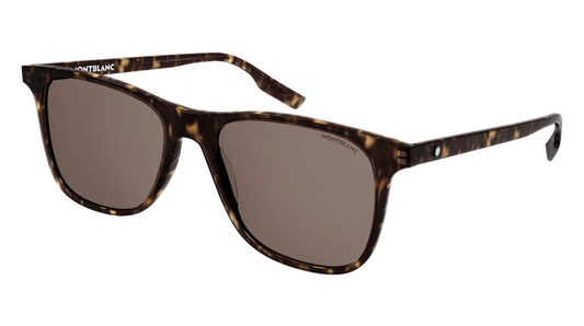 Montblanc Sunglass Man Havana Havana Brown