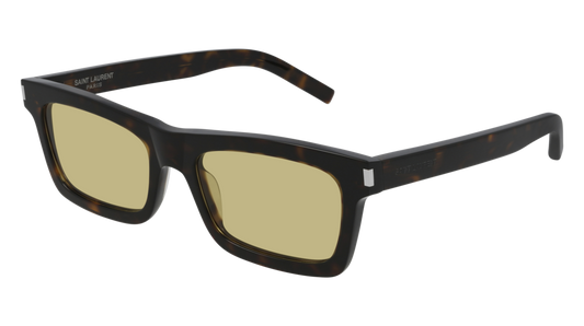 Saint Laurent Sunglass Woman Havana Havana Yellow