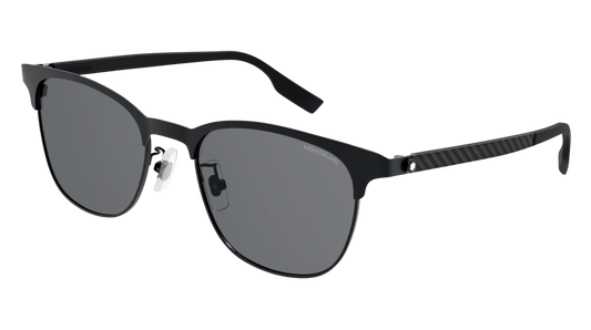 Montblanc Sunglass Man Black Black Smoke