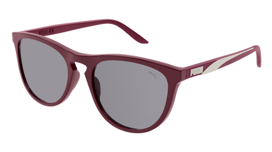 Puma Sunglass Woman Burgundy Burgundy Grey