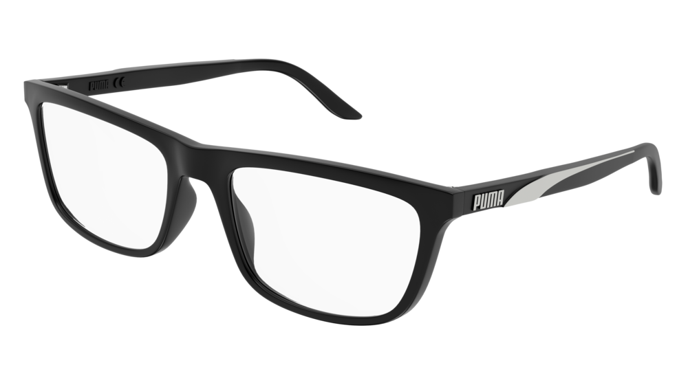 Puma Optical Frame Man Black Black Transparent