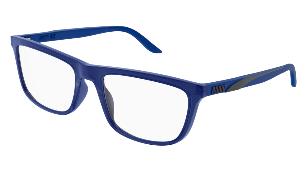 Puma Optical Frame Man Blue Blue Transparent