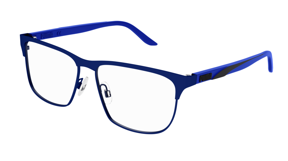 Puma Optical Frame Man Blue Blue Transparent