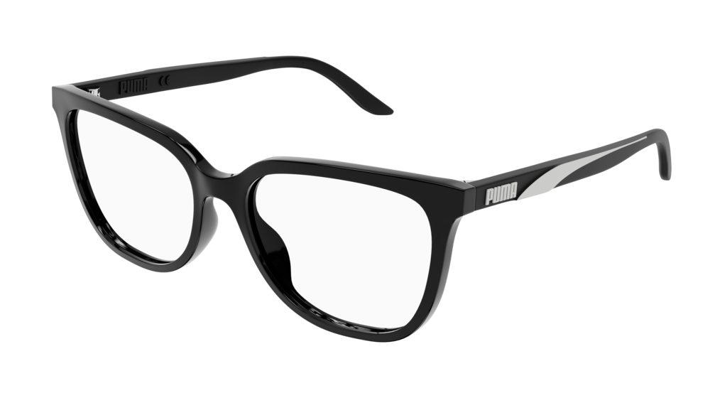 Puma Optical Frame Woman Black Black Transparent