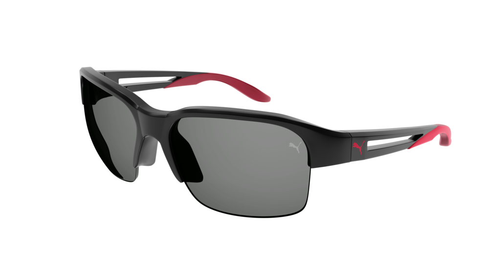 Puma Sunglass Man Black Black Grey