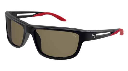 Puma Sunglass Man Black Black Brown