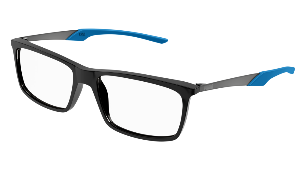 Puma Optical Frame Man Black Ruthenium Transparent