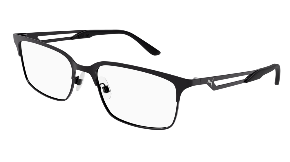 Puma Optical Frame Man Black Black Transparent