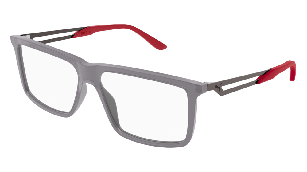 Puma Optical Frame Man Grey Grey Transparent