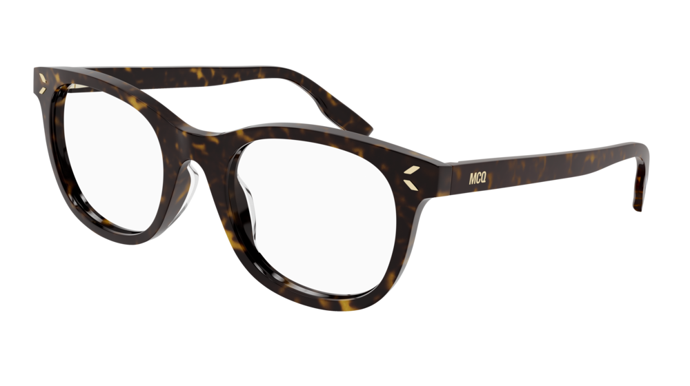 Mcq Optical Frame Unisex Havana Havana Transparent