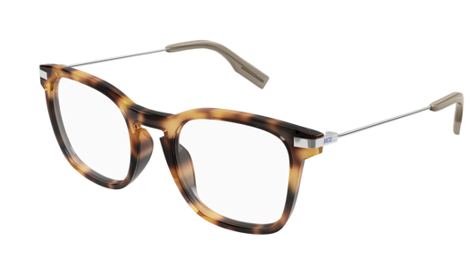 Mcq Optical Frame Unisex Havana Silver Transparent