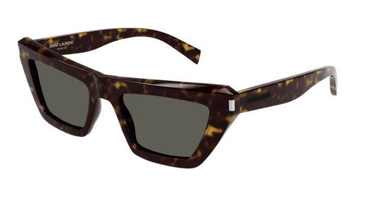 Saint Laurent Sunglass Woman Havana Havana Grey