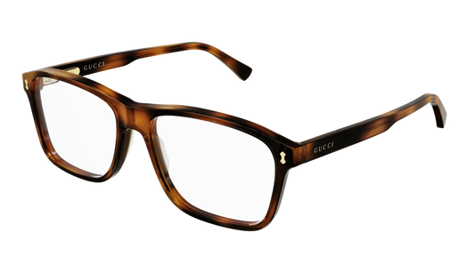 Gucci Optical Frame Man Havana Havana Transparent