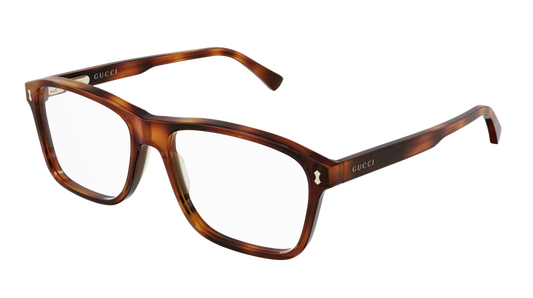 Gucci Optical Frame Man Havana Havana Transparent