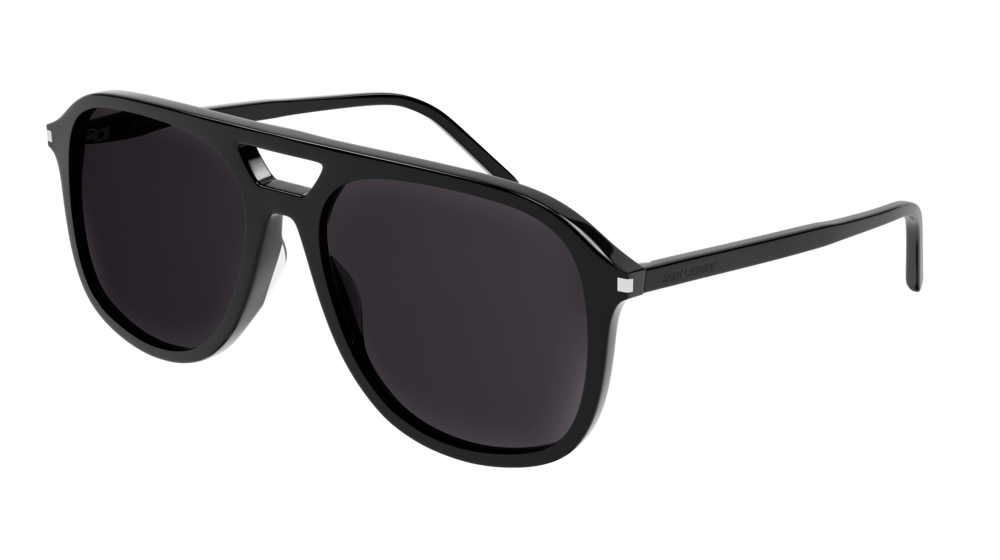 Saint Laurent Sunglass Man Black Black Black