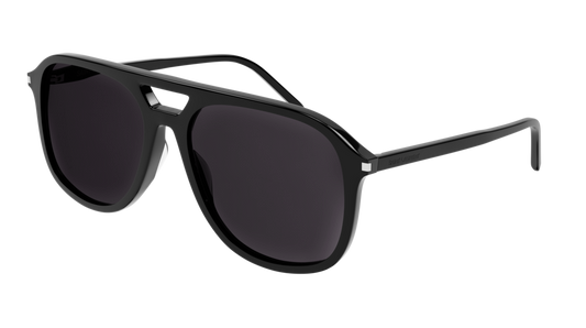 Saint Laurent Sunglass Man Black Black Black