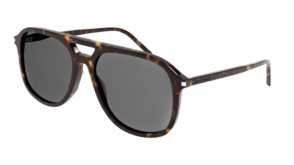 Saint Laurent Sunglass Man Havana Havana Grey