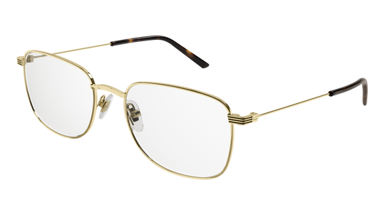 Gucci Optical Frame Man Gold Gold Transparent