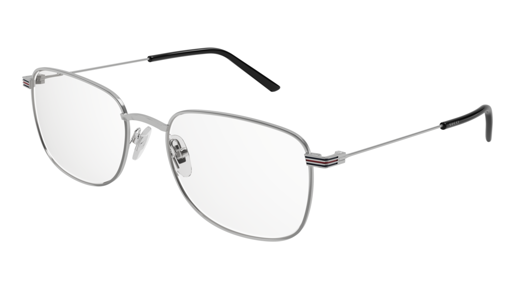 Gucci Optical Frame Man Silver Silver Transparent