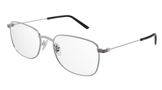 Gucci Optical Frame Man Silver Silver Transparent