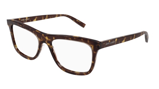 Saint Laurent Optical Frame Man Havana Havana Transparent