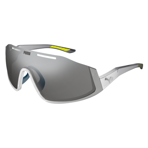 Puma Sunglass Unisex Crystal Grey Black